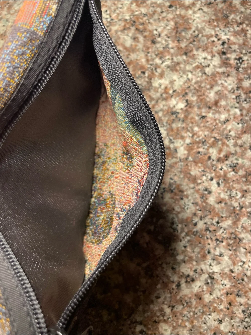 Vintage Danny K Tapestry Fold-Over Wallet in Multicolor Floral